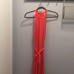 Coral old navy maxi dress
